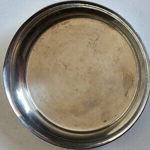 VINTAGE PEWTER DISH 4.75"